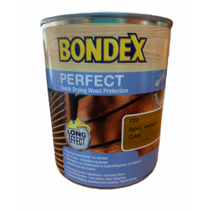 Υδατοδίαλυτο εμποτιστικό ξύλου BONDEX Perfect 750ml δρύς σκούρο ΒΕΡΝΙΚΙΑ ΞΥΛΟΥ BONDEX