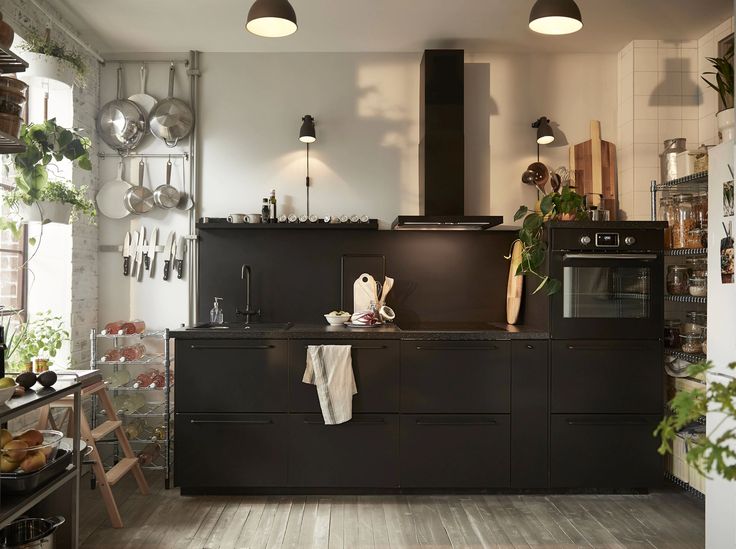 μαυρη κουζινα ικεα ikea μαυρα ντουλαπια ιδεες βαψιμο φωτογραφιες 2019 κουζινες